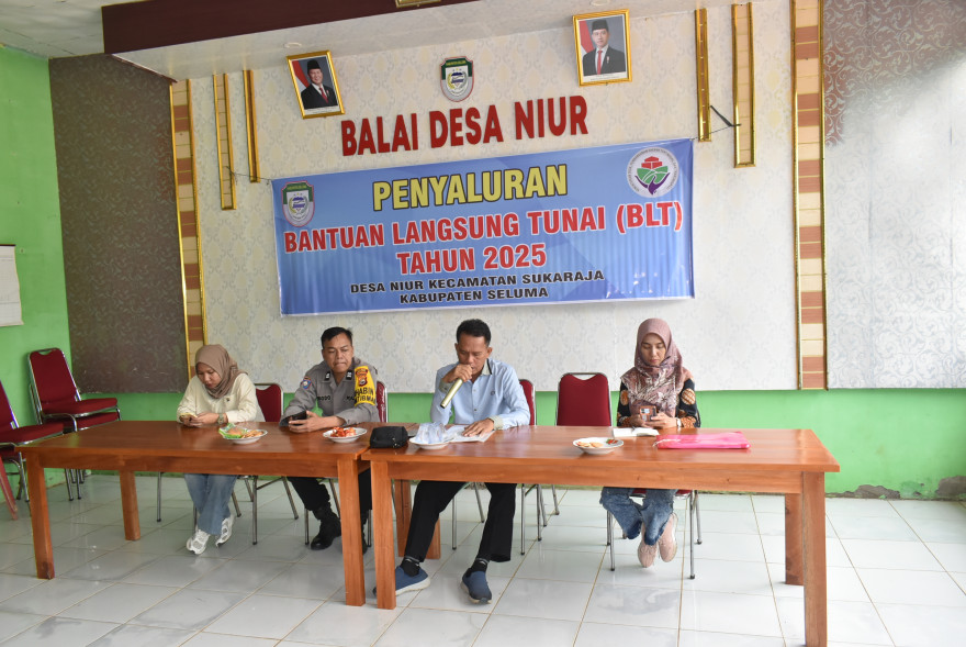 PENYALURAN BLT DD (Bantuan Langsung Tunai) Desa Niur